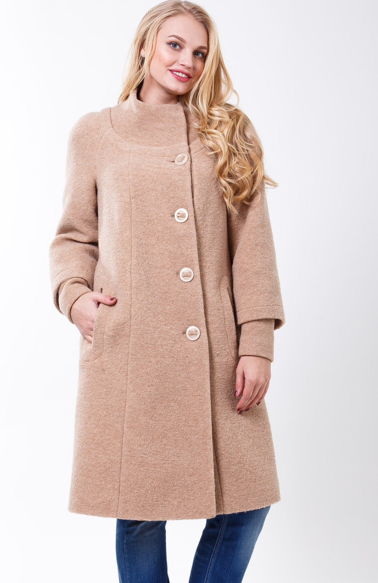 Пальто S-297L Карамель