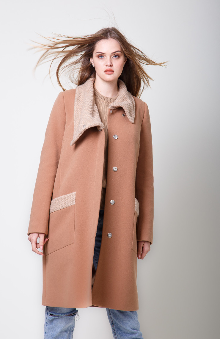 Пальто S-281 Карамель