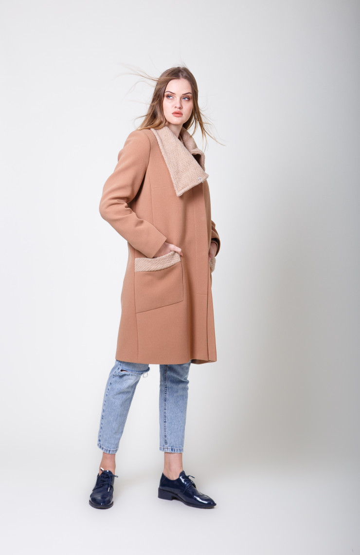Пальто S-281 Карамель