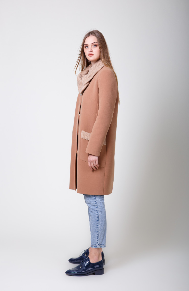 Пальто S-281 Карамель