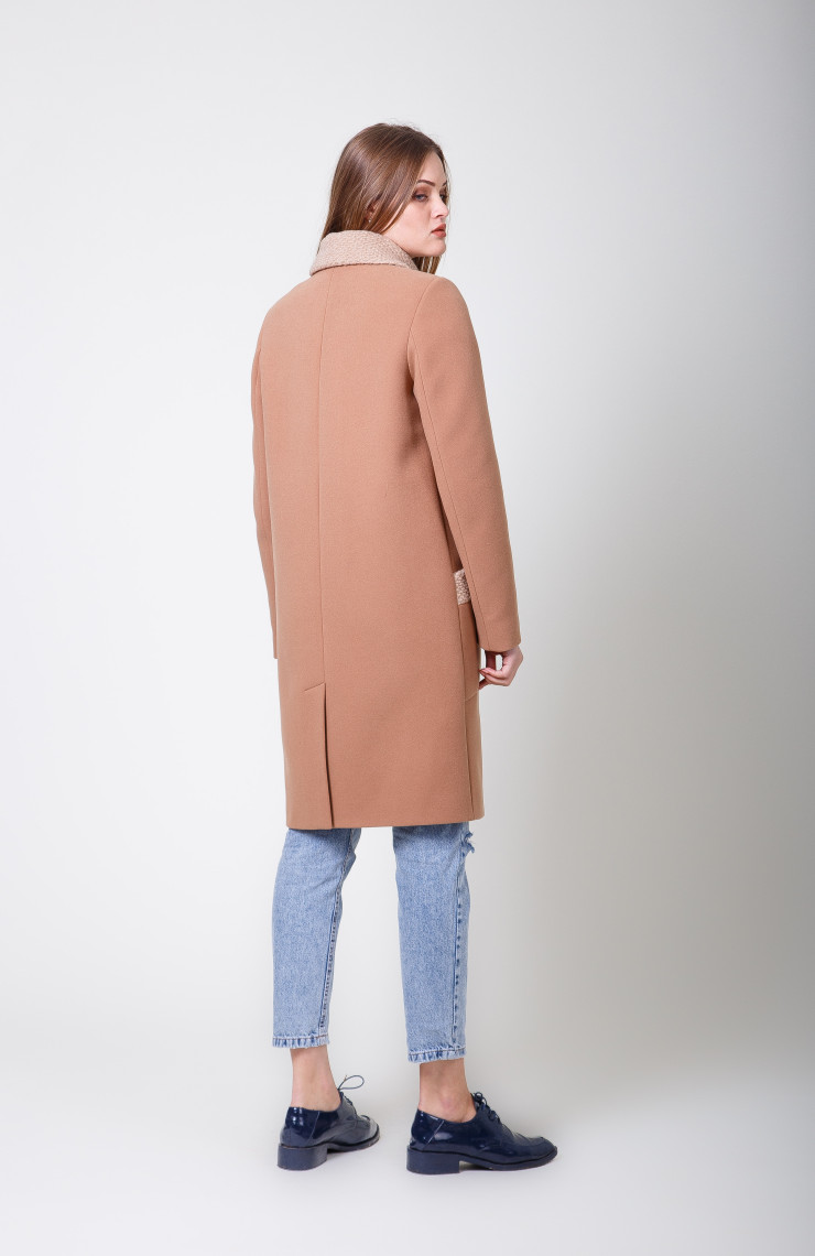 Пальто S-281 Карамель