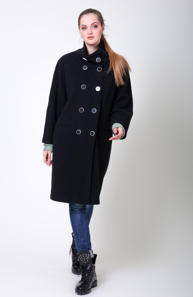Пальто S-2020 Черный