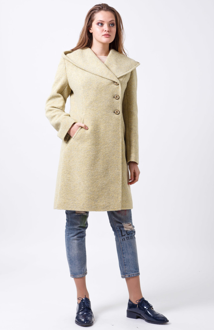 Пальто 2-498L Лимон