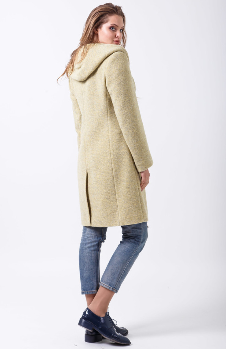 Пальто 2-498L Лимон