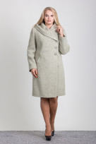 Пальто 2-498L Оливковый