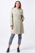 Пальто 2-498L Светло-серый