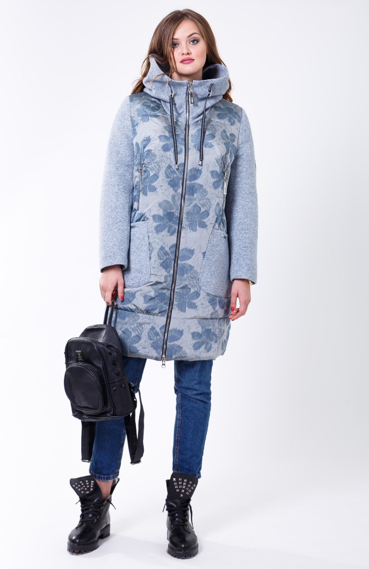 Плащ 4-017 Серый