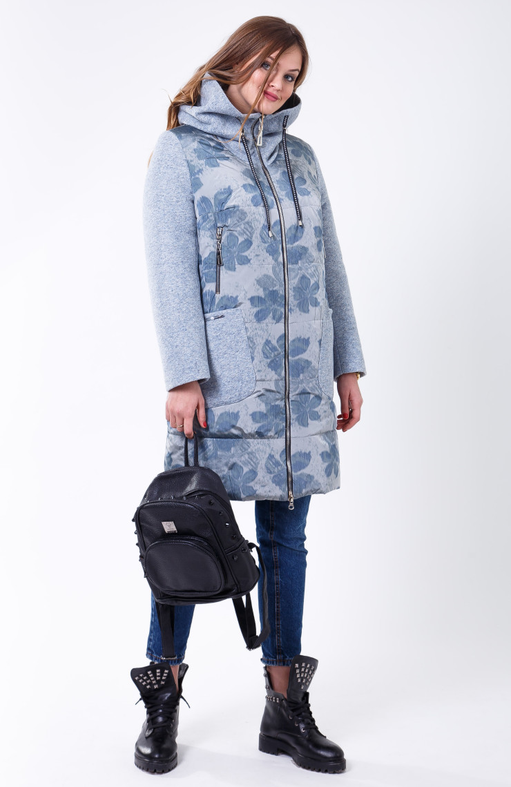 Плащ 4-017 Серый