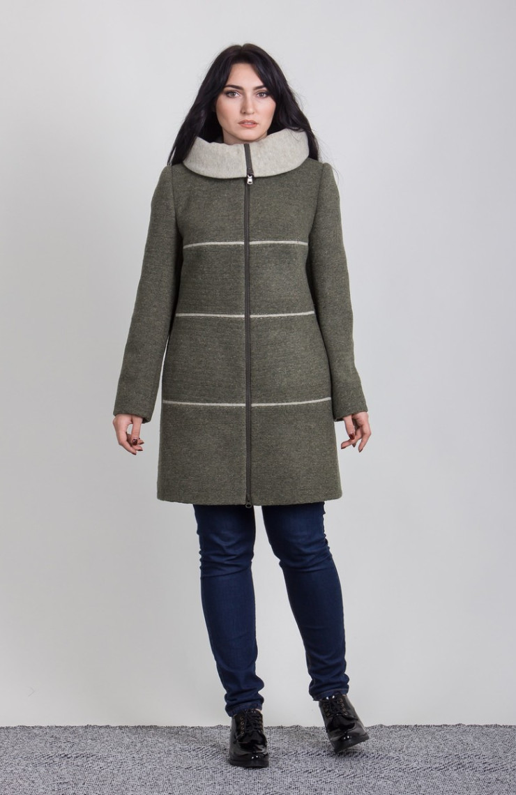 Пальто 2-438L Осенний лес
