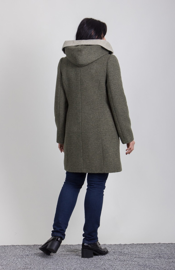 Пальто 2-438L Осенний лес