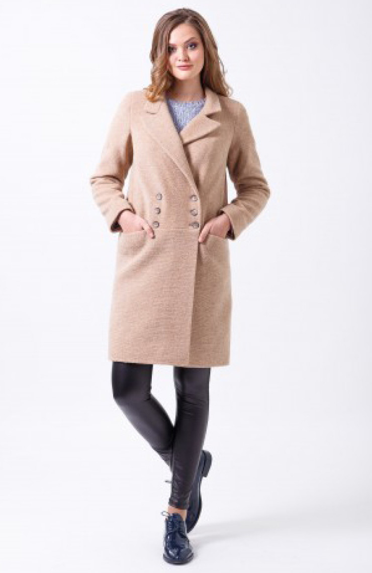 Пальто 2-485L Карамель