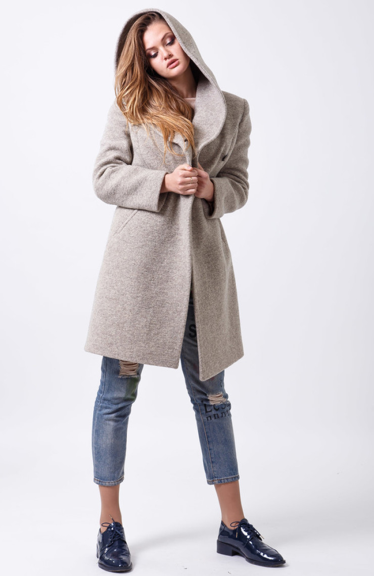 Пальто 2-498L Фисташковый