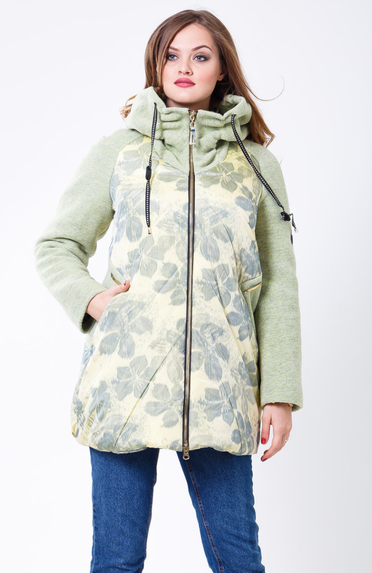 Плащ 4-019 Жаккард Цветок