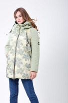 Плащ 4-019 Жаккард Цветок