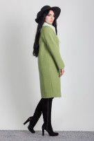 Пальто 2-432L Салатовый