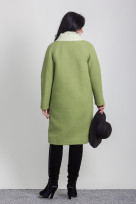Пальто 2-432L Салатовый