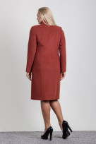 Пальто 2-483IT Красное дерево