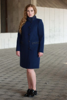 Пальто 2-492IT Темно-синий