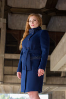 Пальто 2-492IT Темно-синий