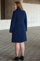 Пальто 2-492IT Темно-синий