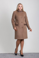 Пальто 2-492IT Молочный шоколад