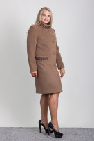Пальто 2-492IT Молочный шоколад
