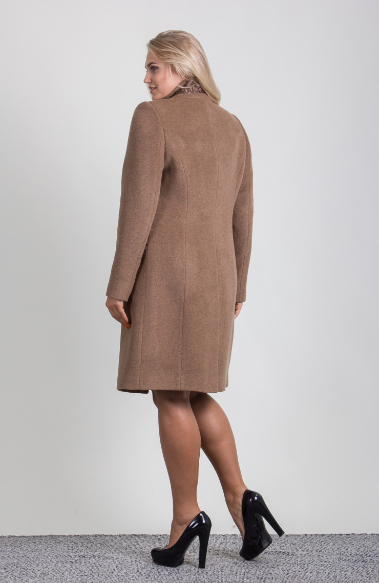 Пальто 2-492IT Молочный шоколад