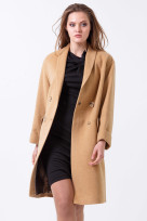 Пальто 2-448IT Кэмэл