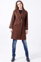 Пальто 2-448IT Шоколад