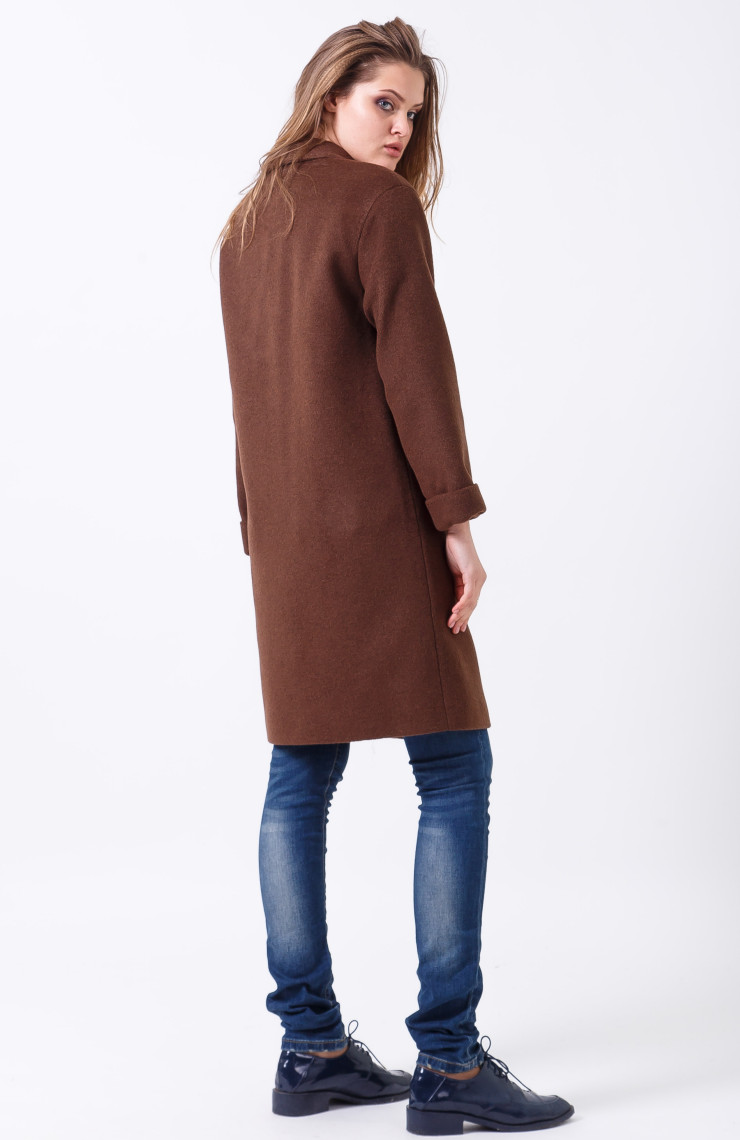 Пальто 2-448IT Шоколад