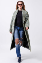 Пальто 2-473L Оливковый