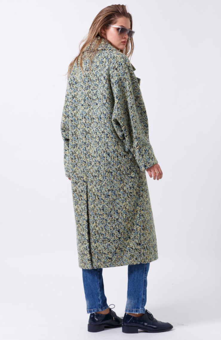 Пальто 2-473L Оливковый