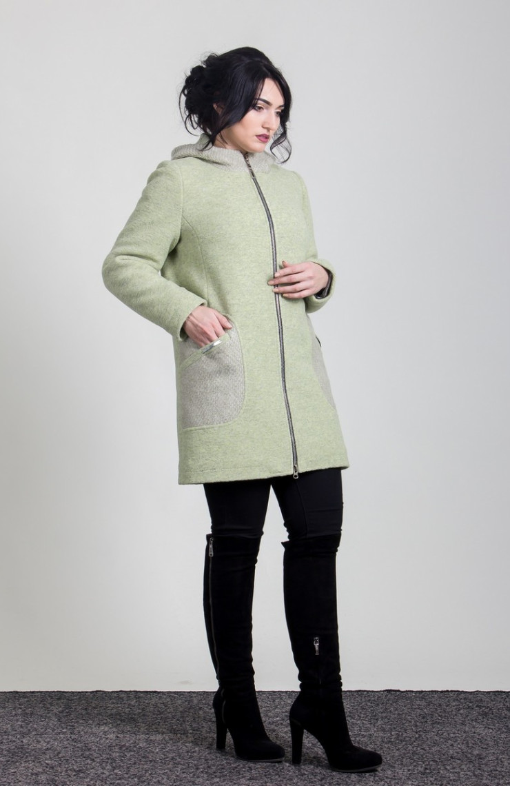 Пальто 2-452LШ Лайм