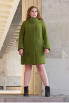 Пальто 2-488LШ Мох