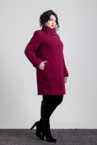 Пальто 2-488LШ Сангрия