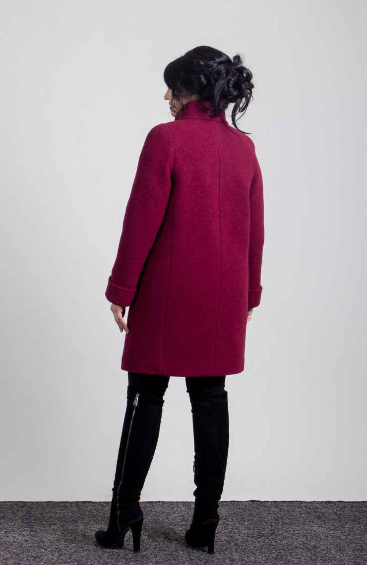 Пальто 2-488LШ Сангрия