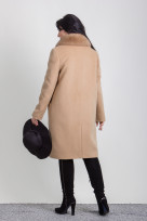 Пальто 1-061IT Кэмэл