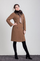 Пальто 1-074L Латте