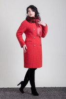 Пальто 1-074L Терракот