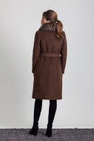 Пальто 1-183IT Шоколад
