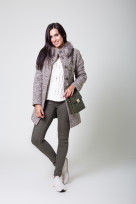 Пальто 1-076 Бежевый