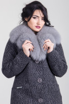 Пальто 1-179 Графит