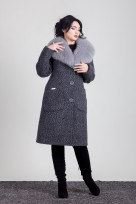 Пальто 1-179 Графит