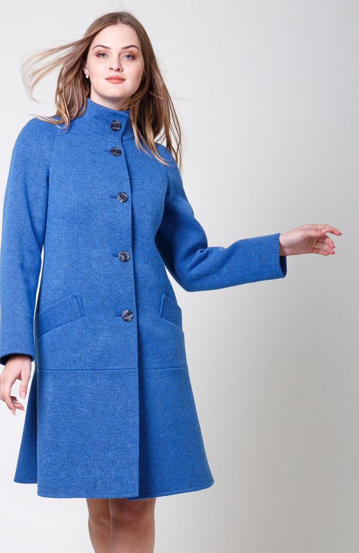 Пальто S-2048 Голубой