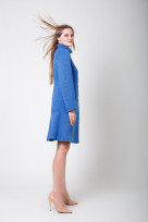 Пальто S-2048 Голубой