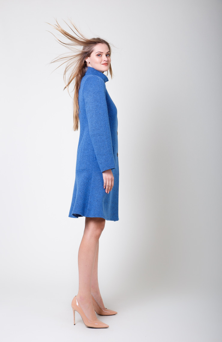 Пальто S-2048 Голубой