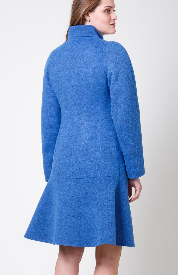 Пальто S-2048 Голубой