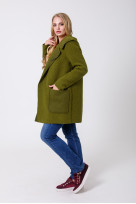 Пальто 3-012L Мох