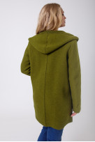 Пальто 3-012L Мох