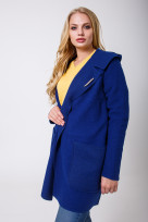 Пальто 3-012L Кобальт